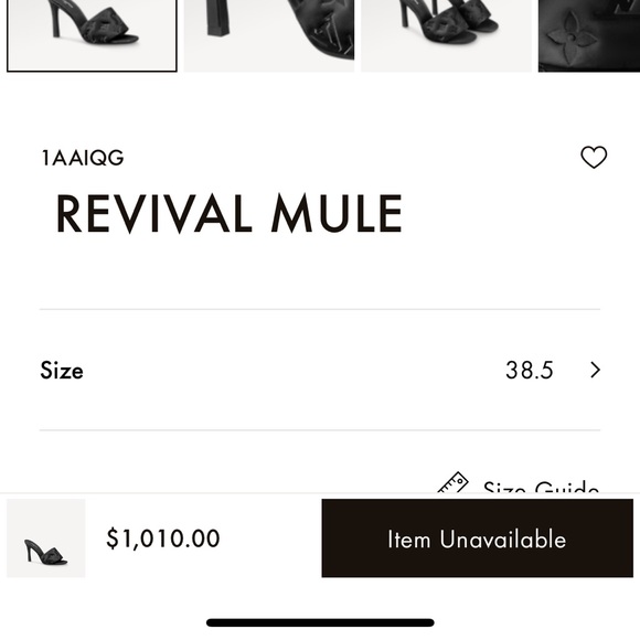 Brand New Louis Vuitton Revival Mule!! - Picture 3 of 4